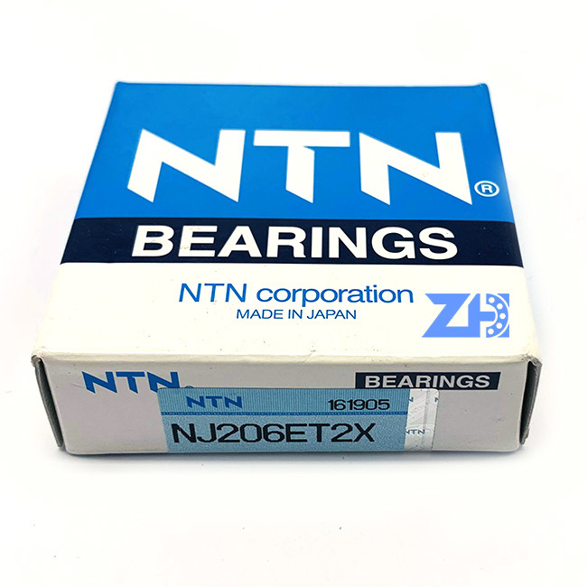 전문적 생산량  크롬 스틸 실린더 롤러베어링   NJ206ET2X 206ET2X NJ206X 30*62*16mm